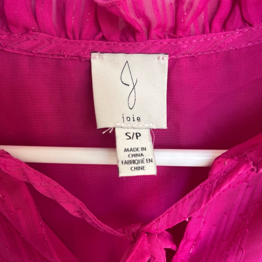 Joie Sleeveless Top with Ruffle Details - Picture 3 of 5
